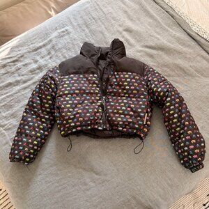 REVERSIBLE ALIEN JACKET Zara black Space Invaders - Small/Medium